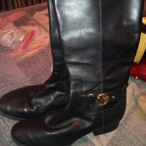 Michael Kors Tall Boots Brown & Black Size 9